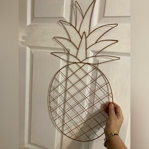 Copper Pineapple Wall Decor
